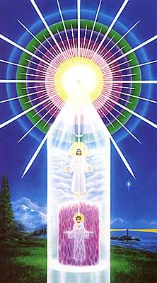 When the energy rises from the base of your spine all of the up through the other energy centers into your crown, you experience the illumination of the mind of God and the compassion of the heart of