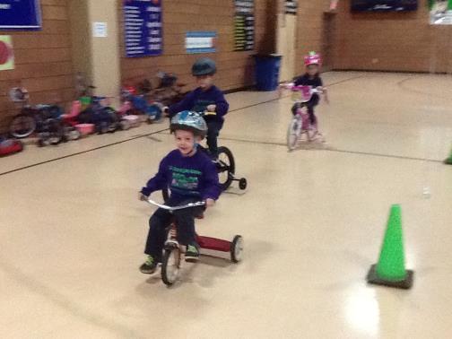 All of the classes participated in the St. Jude Trike-A- Thon on Wednesday, April 25 th.