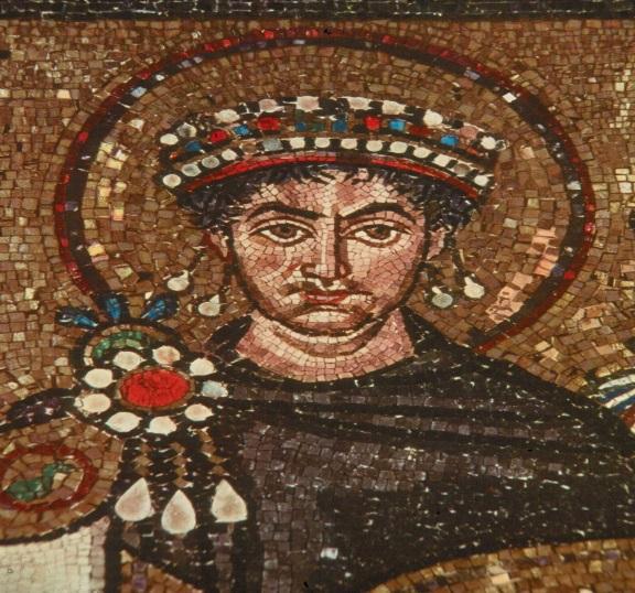 One of the greatest Byzantine Emperors Wife Theodora Rebuilt the empire after a revolt Built the Hagia Sophia grand church Reconquered parts of