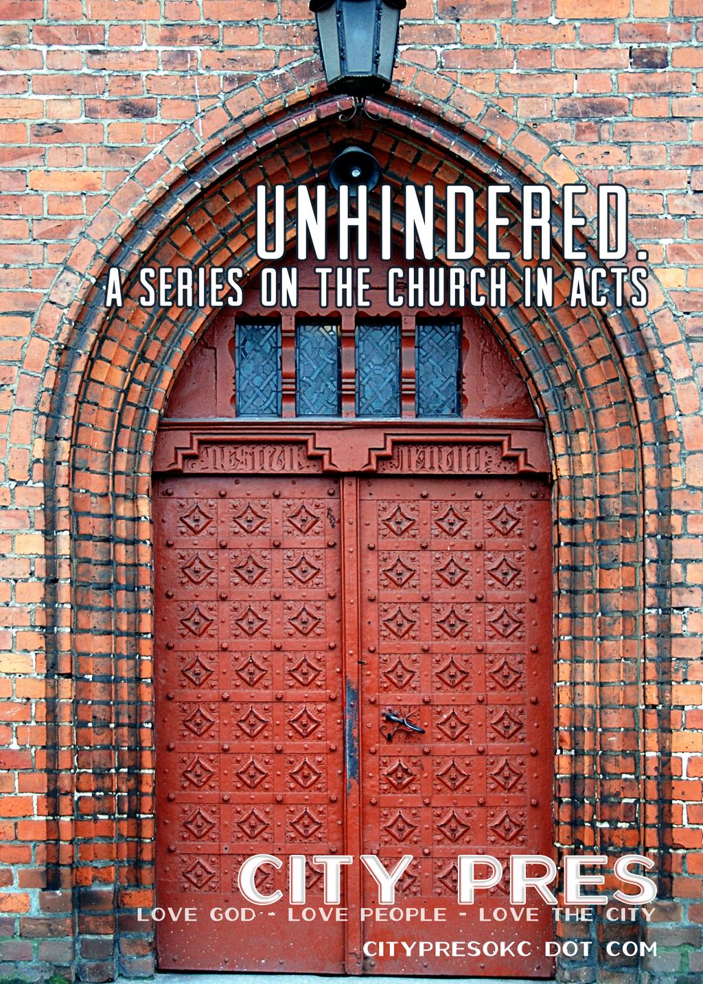 Unhindered The Beginnings of The Book of