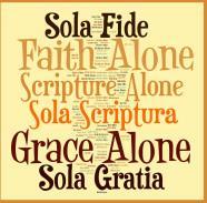Tiger Tales Sola Scriptura, Sola Fide, Sola Gratia In 1517, Martin Luther created 95 Theses, or statements about religion, that showed two central beliefs: that the Bible is the central religious