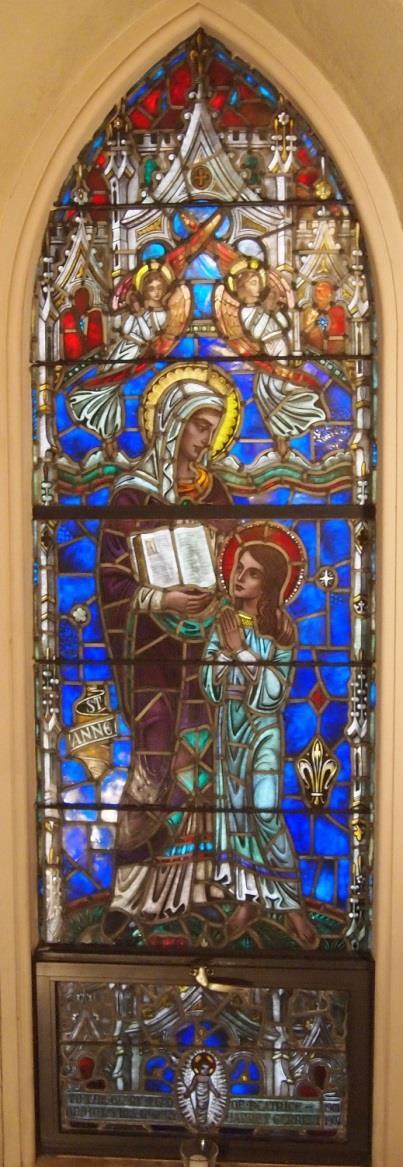 Window 2: Saint Anne and the Instruction St.