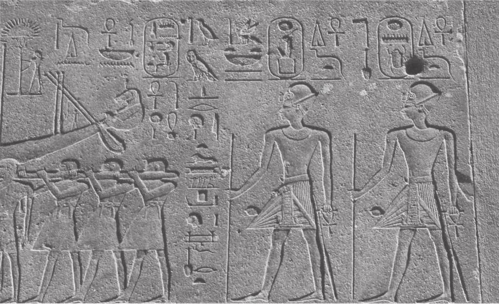2017 ANCIENT HISTORY INSERT 2 Source 2 A depiction of Hatshepsut and Thutmosis III; detail of a block from the Red Chapel, Karnak Source: CH Roehrig, Hatshepsut: From Queen to Pharaoh, Metropolitan