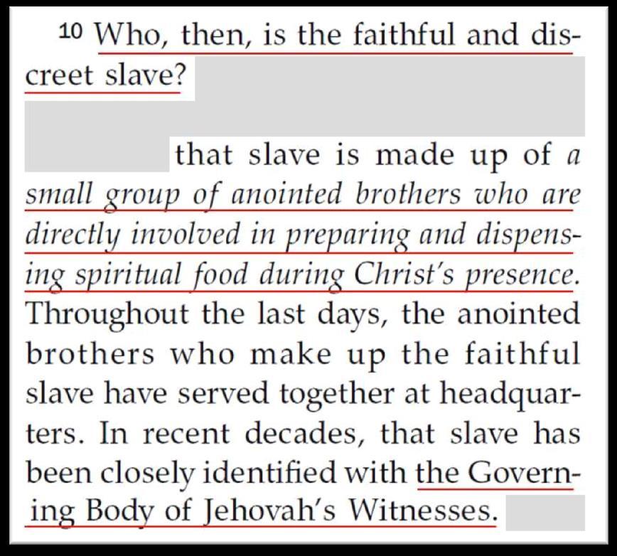 The Watchtower, July 15, 2013, page 22 This marginalises further those JWs who class themselves as belonging to