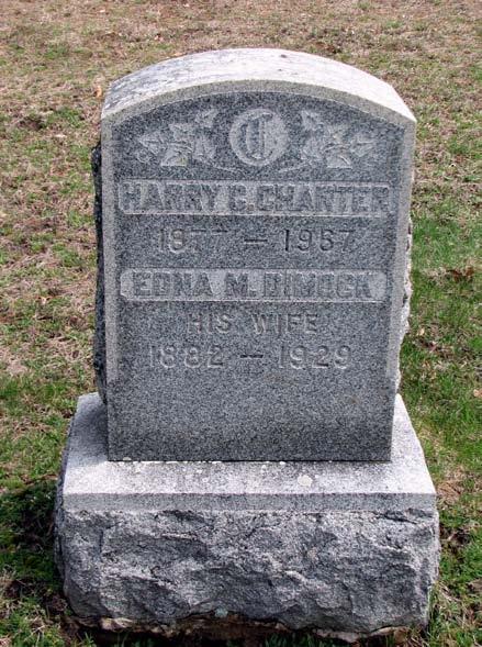 Harry C. Charter 1877-1967 Edna M.