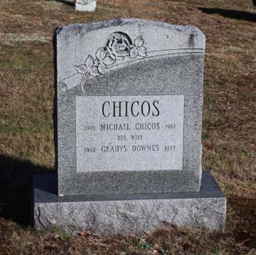 CHICOS Michael Chicos 1905-1987 His Wife Gladys Downes