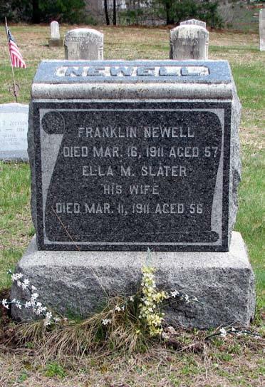 NEWELL Franklin Newell died Mar.