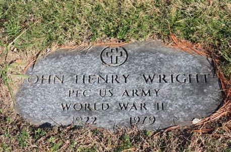John Henry Wright PCF US Army World War II