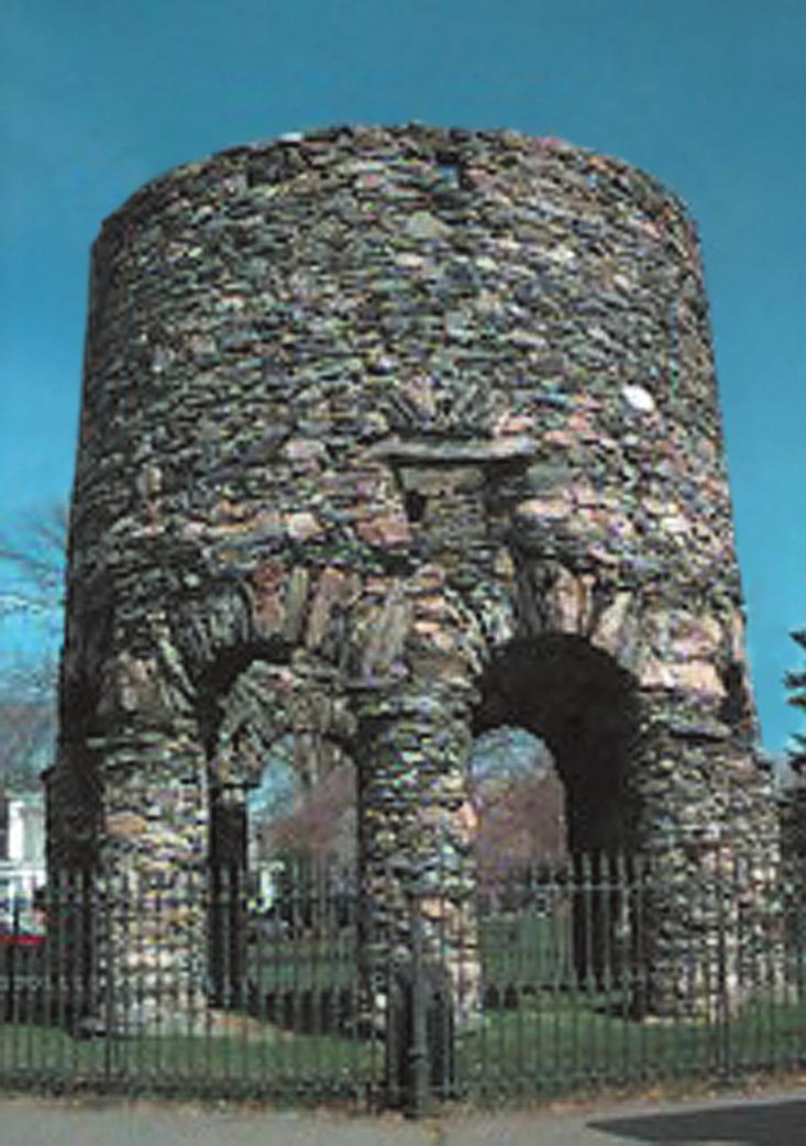 Newport Tower is built in a similar style to the Norse/Scottish buildings of the Western and Northern Isles.