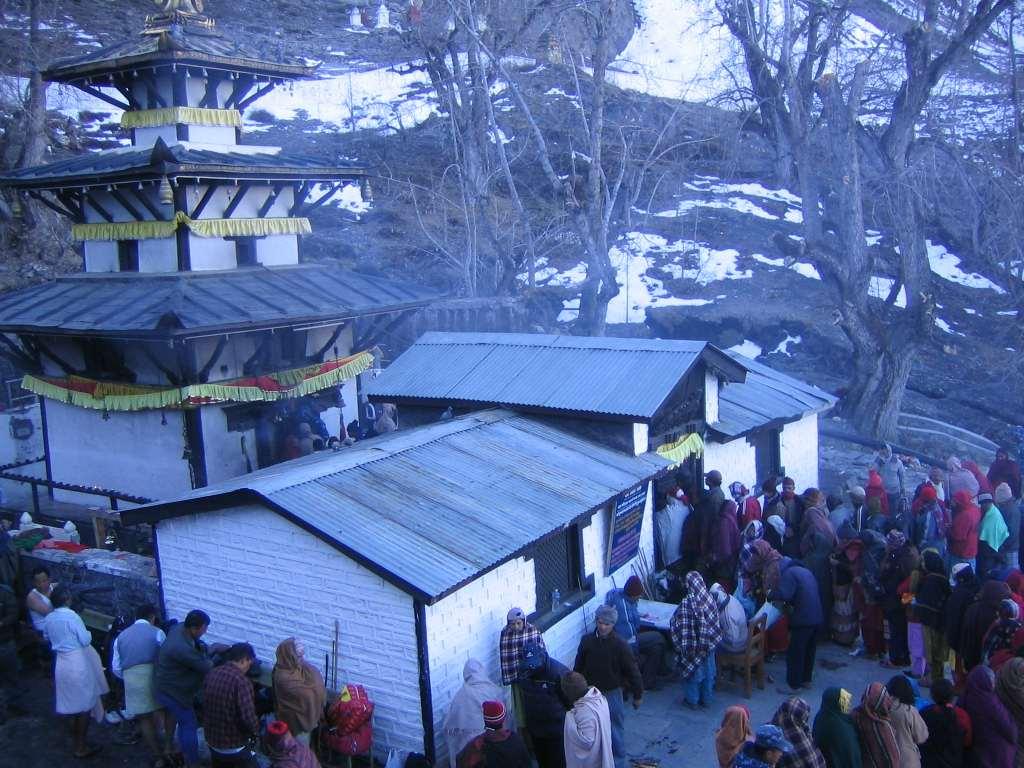 Muktinath Temple "The holiest of holy Vishnu temple in Mustang District of Nepal" Muktinath Temple (Chumig Gyatsa) District: Mustang Country: Nepal Altitude: 3710 meter Distance: 406 km from