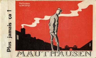 53 Postcard Binder Mauthausen Concentration Camp, Paris 1945 MAUTHAUSEN Plus jamais ca! MAUTHAUSEN Never again! Paris, 1945.