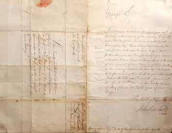 מכתבים מאישים מפורסמים Letters by Illustrious Personalities 1 Document Signed by King George II. St. James Court, 22.5.
