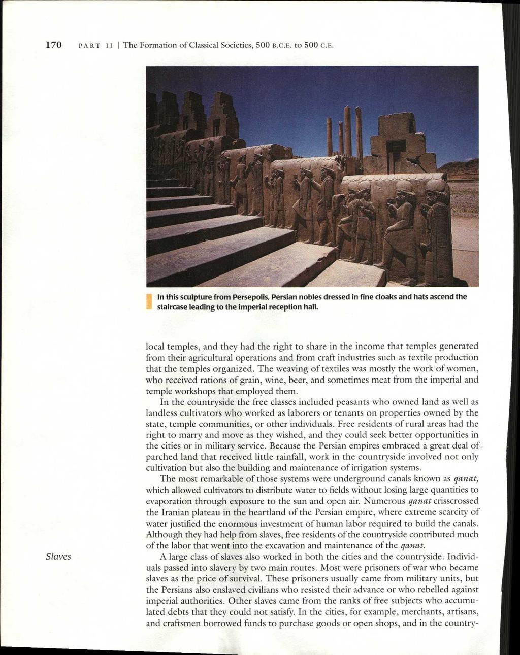 170 PART II I The Formation of Classical Societies, 500 B.C.E.