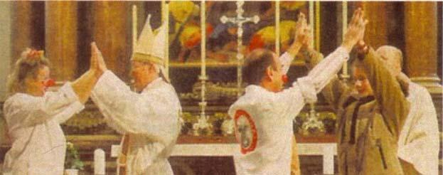 25. The Vatican II sect promotes idolatry by its general worship of man, by its particular worship of man in the New Mass, and by its acceptance of idolatrous religions 364 Those who undertake the