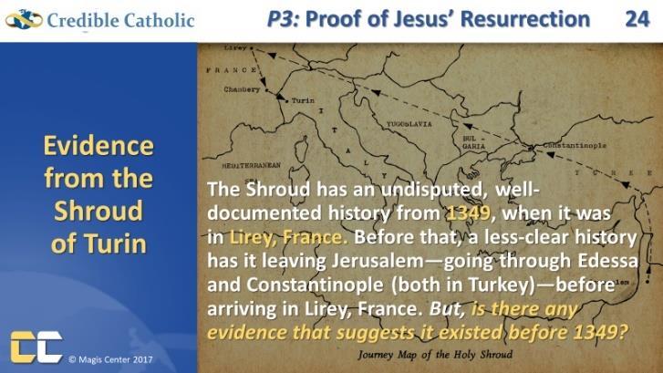 CC P3 PRESENTATION GUIDE Shroud of Turin and the Resurrection of the Person in
