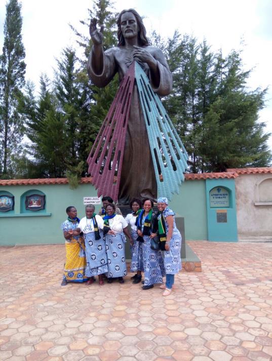 3.13. Pilgrimage to Kibeho Rwanda (Wawata) The Archdiocese arranged pilgrimage of going