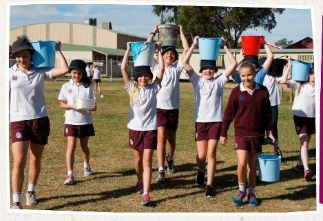 This Friday, all students at St Brigid s will be involved in the Caritas Ks Water relay.