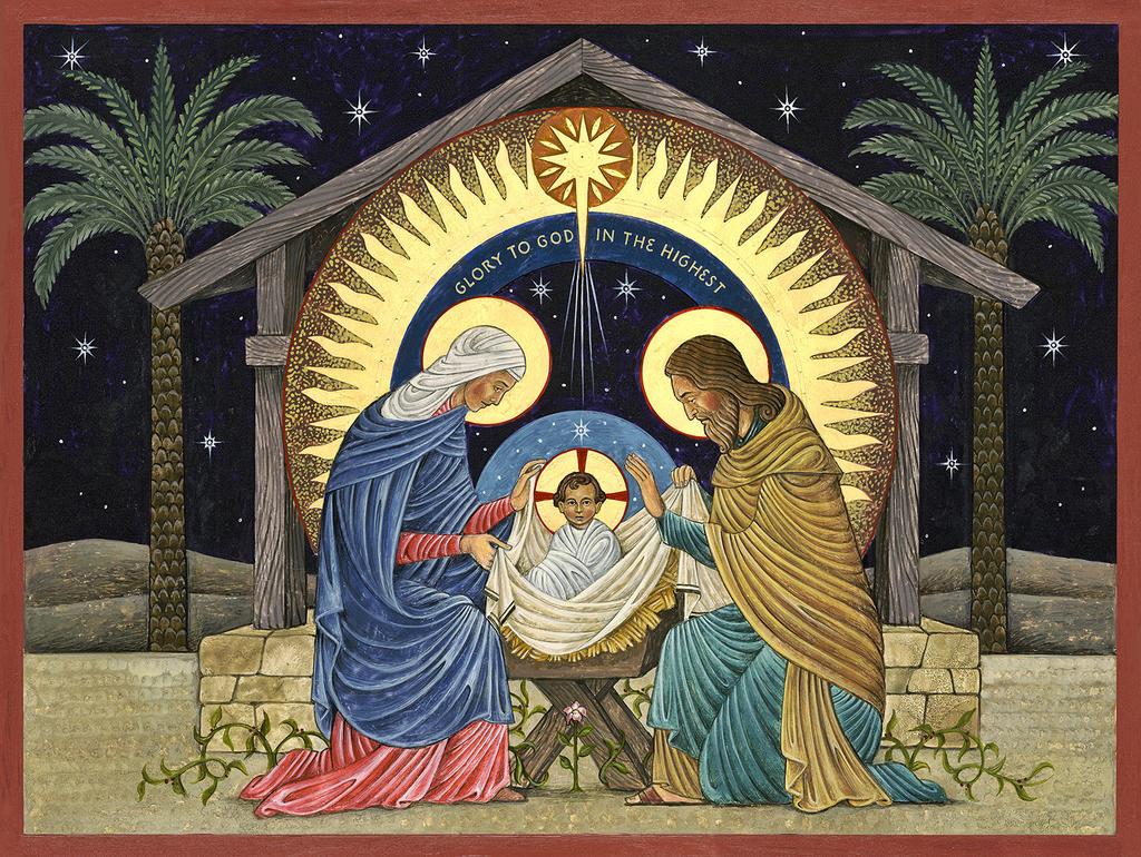 DECEMBER 24, 2015 SERVICE OF COMMUNION THE CHURCH AT WORSHIP 11:00 p.m. Beuronese Nativity 2014 Nicholas Markell Eyekons Welcome to all! A special welcome to guests and newcomers.