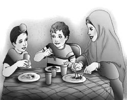 There is a hadith that "Heaven lies under the feet of your mother." This means that a person who pleases his mother, and makes her satisfied with him, will find heaven much easier to get to.
