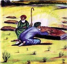 IMAM JA FAR AS-SADIQ (A) NARRATES FROM HIS FATHER, IMAM BAQIR (A): One day, I came to Jabir ibn Abdullah al-ansari (ra) and greeted him.