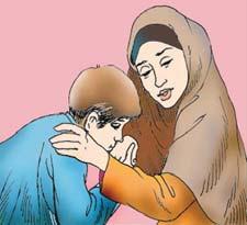 Imam replied that parents should be greatly respected in Islam, and told Zakariya to be kinder and more helpful to his