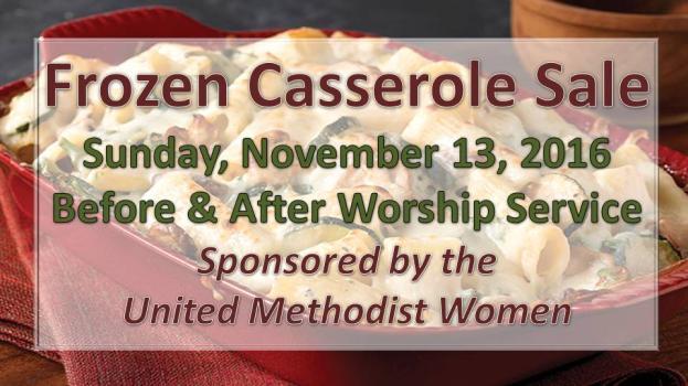 *Morning Glories has fellowship snack for church on November 13. Shreveport District UMW Annual Meeting Christ UMC November 12, 9:30 AM.