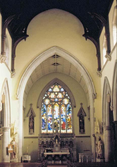 The interior, looking east, St John the Baptist s, Clifton Hill, by John Bun Denny (Image: Brian Andrews) It was designed c.