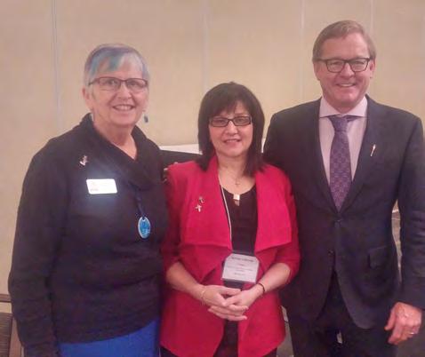 Minister Eggen voiced support for Catholic education at the luncheon, and also acknowledged that diversity in education in Alberta is a good thing.