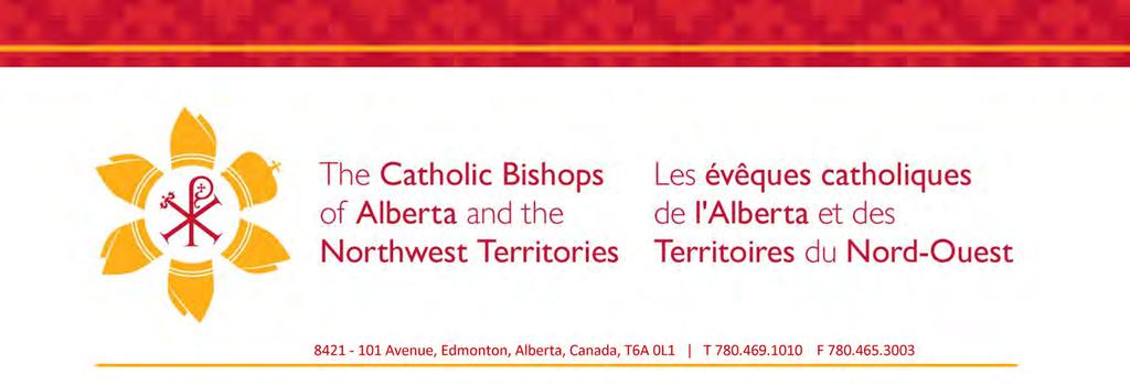 Supplementary Statement to Catholic Education Sunday November 5, 2017 Brothers and Sisters in the Lord, Every year in November, we, the Bishops of Alberta and the Northwest Territories, write a