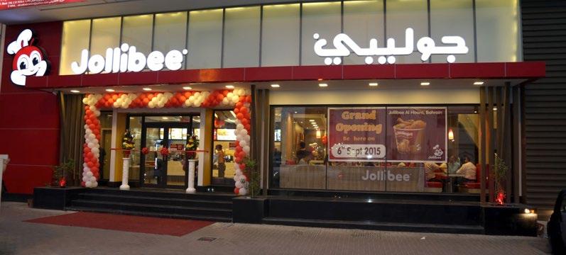 GROUP NEWS BUSINESS NEWS Jollibee Opens First Restaurant in Bahrain Jollibee celebrated the opening of its first restaurant in the Kingdom of Bahrain.