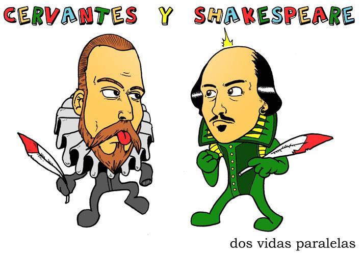 Cervantes &Shakspeare The claim that both died on the same day is misleading, since it relies on a calculation correlating the new Gregorian calendar of Cervantes's Spain to the old Julian calendar