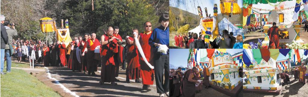The Cremation of Traleg Rinpoche IX Tibetan horns sounded through the valley that is home to the Maitripa Contemplative Centre near Healesville, Australia on the crisp spring morning of September 2nd.
