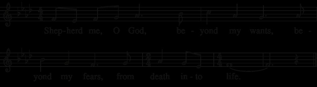 Psalm literally translates to Song and is proclaimed by the cantor.