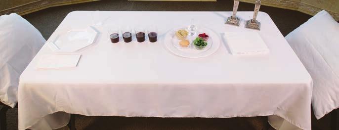 MESSIAH IN THE PASSOVER CONGREGATIONAL PARTICIPATION THE PASSOVER DEMONSTRATION TABLE The demonstration table is