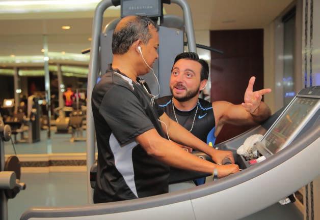 GROUP NEWS NESMA HOLDING GYM BENEFITS FROM PERSONAL TRAINING The Nesma Holding gym benefited from extra personal training expertise this month, following the return of Firas Younes from a training