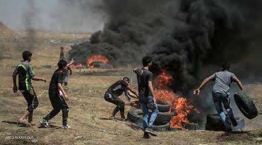 by IDF forces, and therefore when they are present in the field (i.e., among the rioters) they wear civilian clothing.