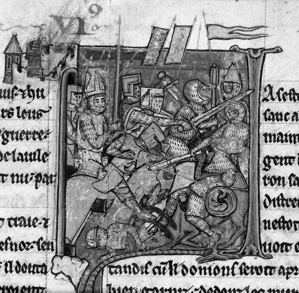 1066 1485 SOURCE C: a medieval view (1130-85) of the Holy Lance being carried into battle at Antioch, showing how important the lance was QUESTION Using all the sources and your own knowledge, how