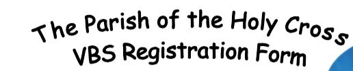 July 10-14, 2017 Please print clearly / one per child Child s Name: Age: Date of birth: Street address: City: Zip: Grade entering Sept.