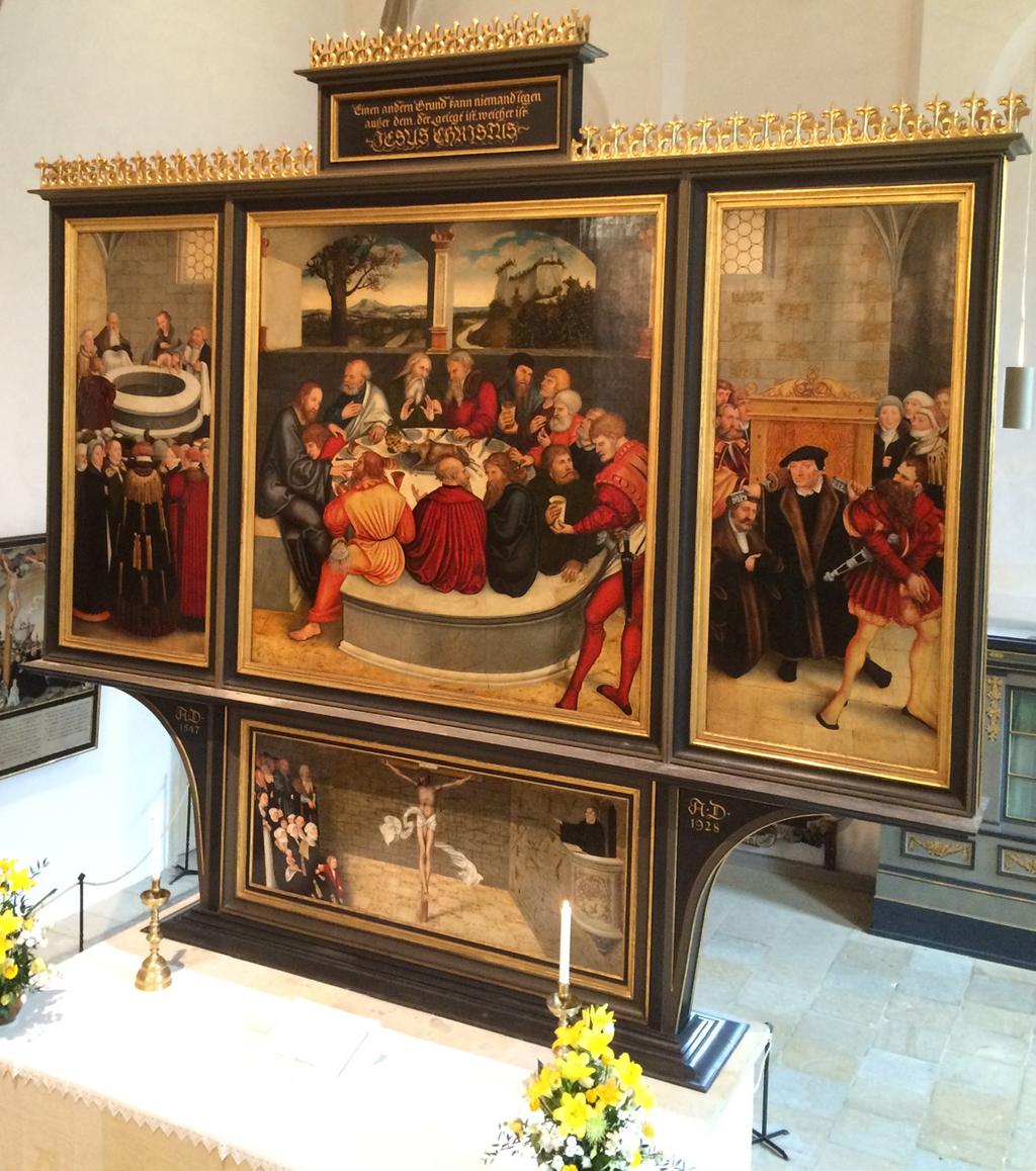Masaki: Lectures on Galatians as the Banner of the Reformation 219 in 1522, the installation of this retable at St. Mary s Church was clearly a testimony to and confession of Christ. Figure 1.