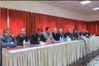 12 Right: Press conference of the bureau of commerce and industry in the Gaza Strip (Facebook page of the bureau of commerce and industry in the Gaza Strip, January 16, 2018).