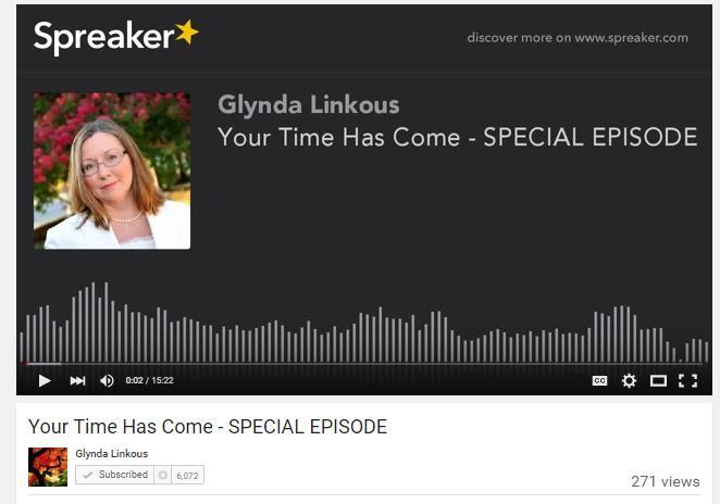 America Your Time has Come http://www.spreaker.com/user/glyndalinkous/your-time-hascome-specialepisode?