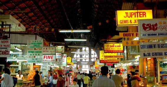 Scott Market (Bogyoke Aung San Market), this sprawling, 70-year-old market is appropriately located in the center of Yangon.