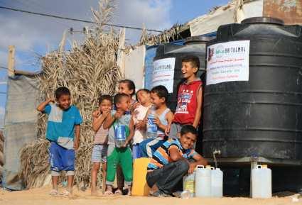 sisters in Gaza and the West Bank. Our goal was to help deliver clean water to these areas where many families do not have easy access.