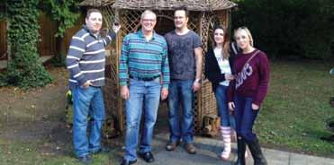 IT volunteers from Willenhall and Talbot Green spent two days painting the outside of a
