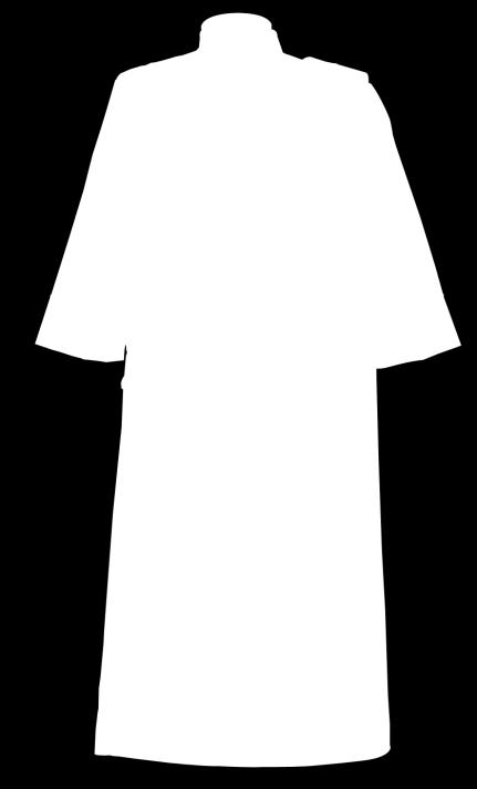 Surplice (SIR-plis) This is a wide-sleeved garment, slipped over the head, covering