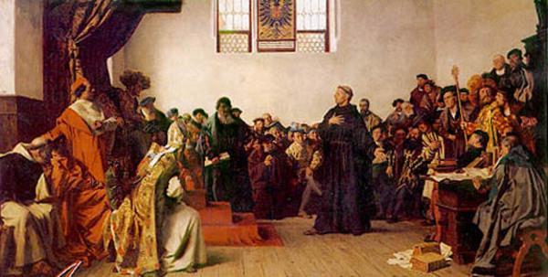 At the Diet of Worms, Martin Luther was excommunicated from the Catholic Church In 1521, Luther was called before the Diet of Worms, a meeting of church & political leaders The Church