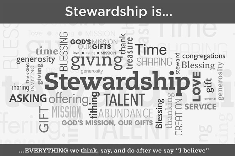 giving on what others are giving We no longer excuse ourselves from giving because we do not see others giving Rather we give in proportion to all that God has given to us Stewardship involves