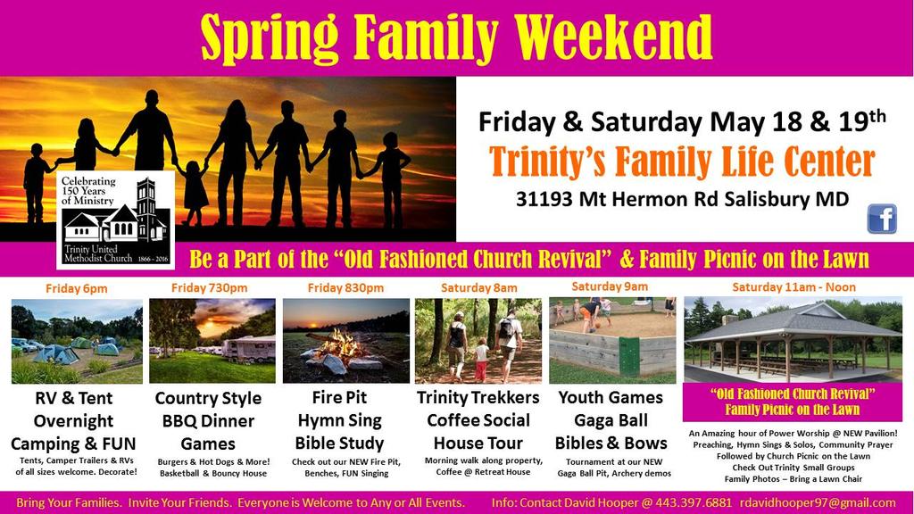 Mark your calendars, save the dates... We have an AWESOME 2 days of Christian special events coming for our Trinity families & friends!