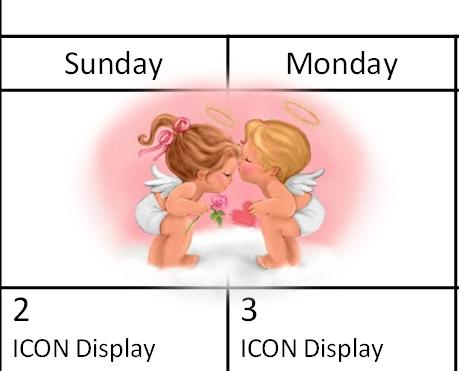 4 ICON Display At OLR 5 ICON Display