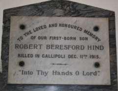 shown Memorial to Robert